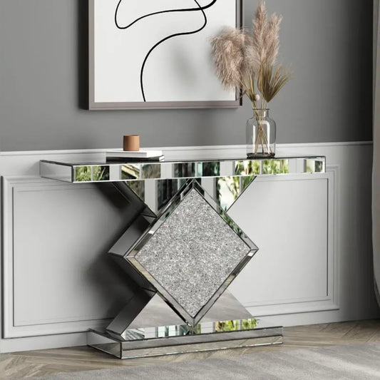 Console Miroir losange