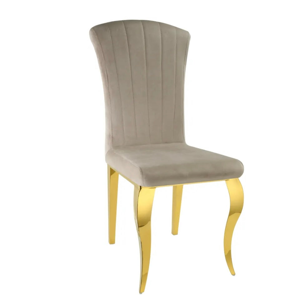 Chaises Louis velours