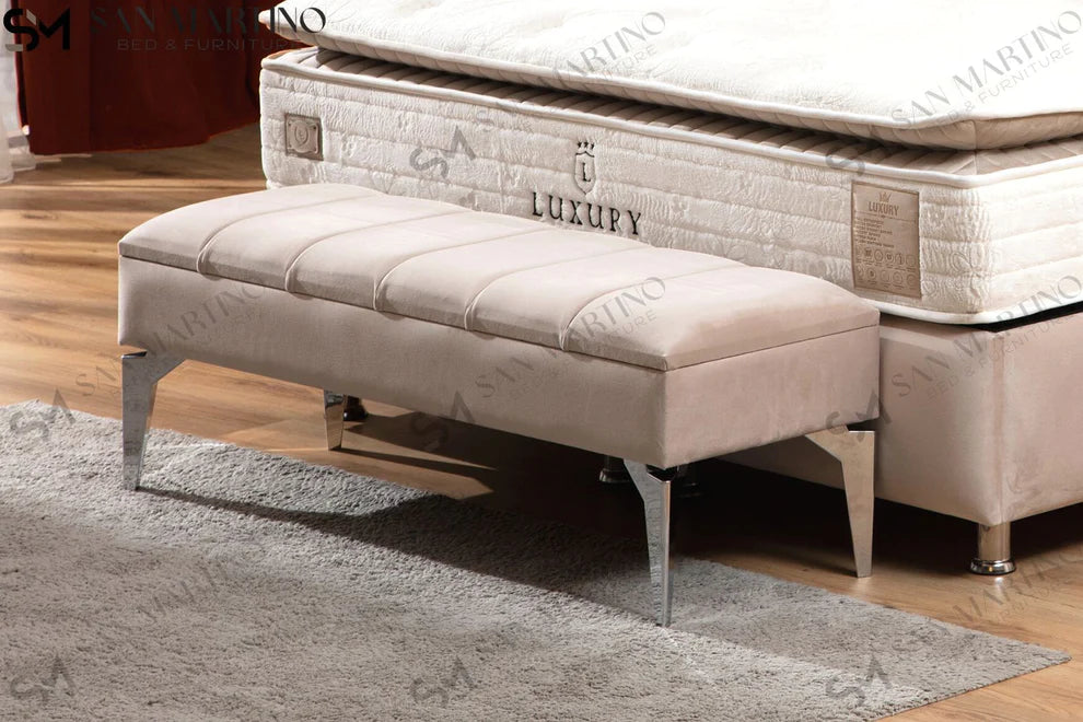 Banquette coffre Tokyo beige